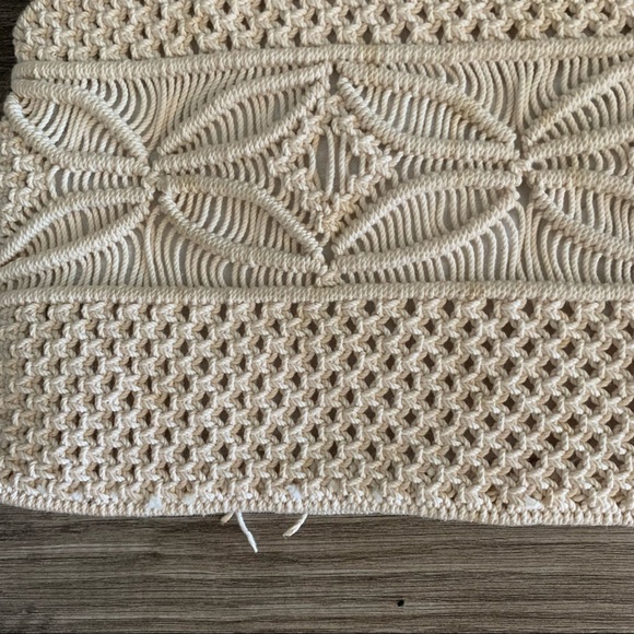 Handmade Crochet Woven Hand Held Bag Purse - Picture 10 of 10